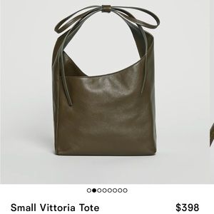 Reformation small Vittoria tote in color truffle